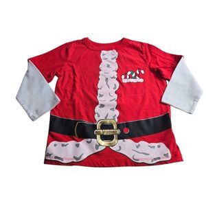 Santa Christmas shirt 4t